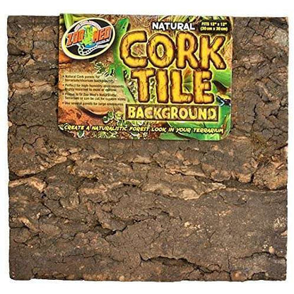 Zoo Med Cork Tile Background:Jungle Bob's Reptile World