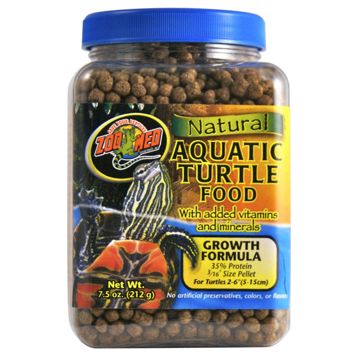 Zoo Med Natural Aquatic  Turtle Growth Formula  7.5oz:Jungle Bob's Reptile World